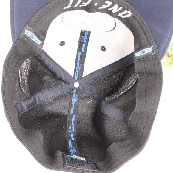 Penn State Nittany Lions Hat Navy Blue White Logo – Top of the World Stretch Cap - Picture 7 of 7